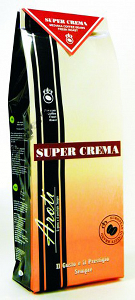 Кофе в зернах Aroti Super Crema 1 кг, Ароти Супер Крема фото в онлайн-магазине Kofe-Da.ru